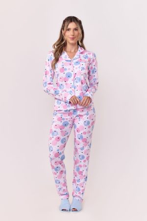 PJ-5900-PIJAMA AMERICANO SUEDY DREAMS AD-bola azul